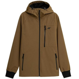 Kurtka męska softshell 4f brązowa h4z21 sfm002 81s