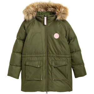 Kurtka dla dziewczynki 4f khaki hjz21 jkud001 43s