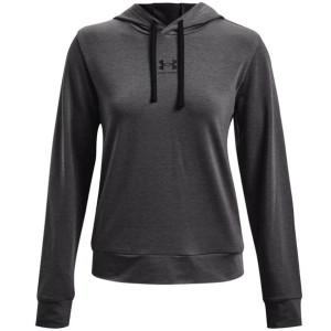 Bluza damska under armour rival terry hoodie grafitowa 1369855 010