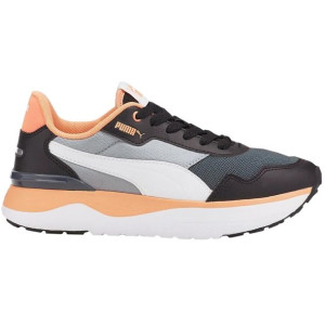 Buty dla dzieci puma r78 voyage szaro-pomarańczowe 382048 05