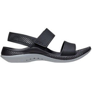 Sandały damskie crocs literide 360 czarno-szare  206711 02g