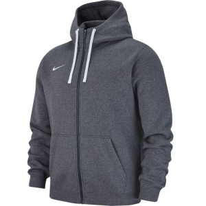 Bluza męska nike team club 19 full-zip fleece hoodie szara aj1313 071