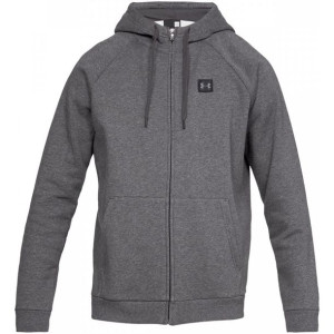 Bluza męska under armour rival fleece fz hoodie grafitowa uar 1320737 020