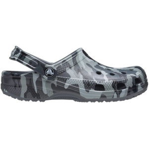 Chodaki crocs classic printed camo moro - szare 206454 0ie
