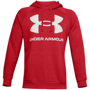 Bluza męska under armour rival fleece big logo hd czerwona 1357093 608