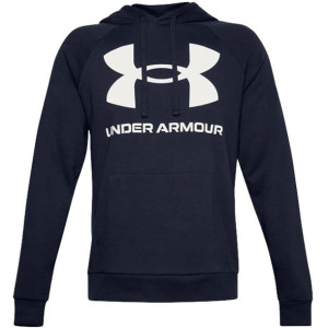 Bluza męska under armour rival fleece big logo hd granatowa 1357093 410