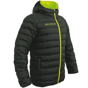 Kurtka givova olanda szaro-limonkowa fluo g013 2319
