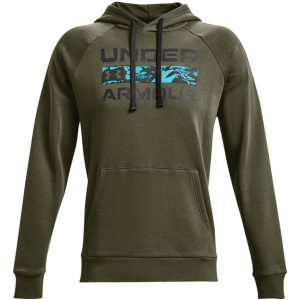 Bluza męska under armour rival flc signature hd khaki 1366363 390