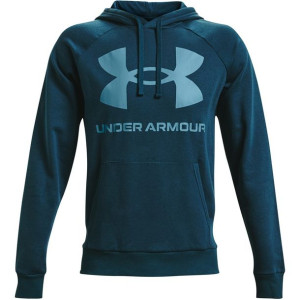 Bluza męska under armour rival fleece big logo hd niebieska 1357093 413