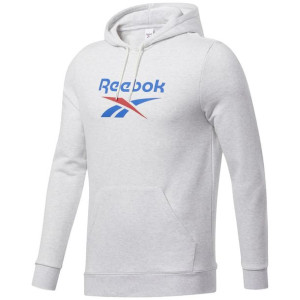 Bluza męska reebok classic vector hoodie biała ft7297