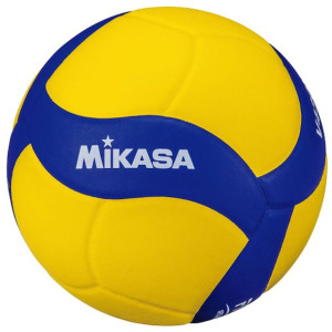Piłka siatkowa mikasa v430w żółto-niebieska
