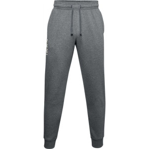 Spodnie męskie under armour rival fleece 3logo jogger ciemnoszare 1357131 0