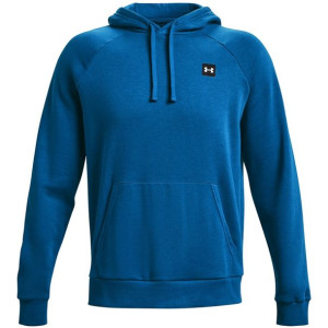 Bluza męska under armour rival fleece hoodie niebieska 1357092 432