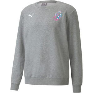 Bluza męska puma neymar jr creativity crew szara 605562 06
