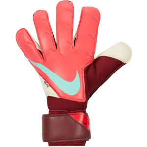 Rękawice bramkarskie nike goalkeeper grip3 fa20 czerwono-bordowe cn5651 660