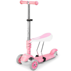 Hulajnoga spokey tripla 3w1 różowa 927099