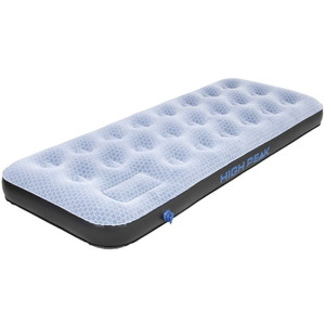 Materac welurowy jednoosobowy high peak single comfort plus szary 40023
