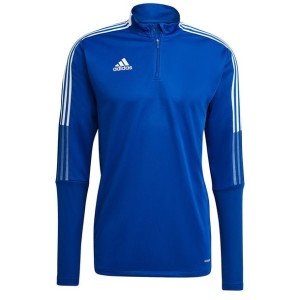 Bluza męska adidas tiro 21 training top niebieska gh7302