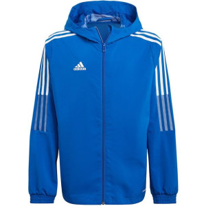 Kurtka dla dzieci adidas tiro 21 windbreaker youth niebieska gp4978