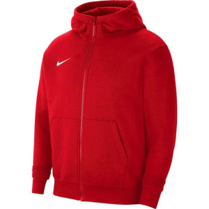 Bluza dla dzieci nike park 20 fleece full-zip hoodie czerwona cw6891 657