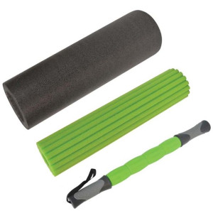 Wałki do masażu 3w1 schildkrot szaro-zielony 960039