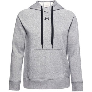 Bluza damska under armour rival fleece hb hoodie szara 1356317 035