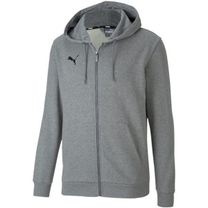 Bluza męska puma teamgoal 23 casuals hooded jacket szara 656708 33