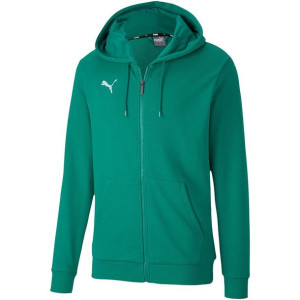 Bluza męska puma teamgoal 23 casuals hooded jacket zielona 656708 05