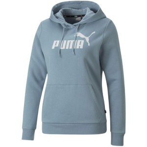 Bluza damska ess logo hoodie fl niebieska 586789 79