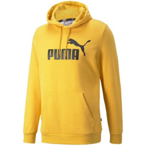 Bluza męska puma ess heather hoodie fl żółta 586739 37