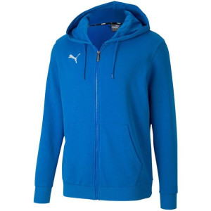 Bluza męska puma teamgoal 23 casuals hooded jacket niebieska 656708 02