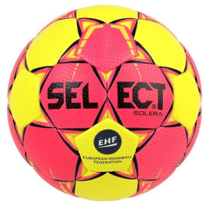 Piłka ręczna select solera mini 0 2018 różowo-żółta 16210