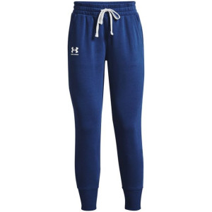 Spodnie damskie under armour rival fleece joggers niebieskie 1356416 404