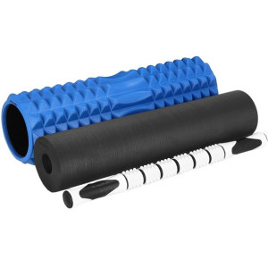 Zestaw wałków spokey mixroll fitness 3w1 roller niebieski 929955