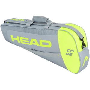 Torba tenisowa head core 3r pro szaro-limonkowa 283411