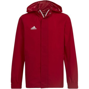 Kurtka dla dzieci adidas entrada 22 all weather jacket czerwona hg6300