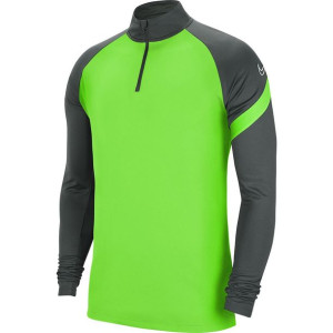 Bluza męska nike dry academy dril top zielono-szara bv6916 398
