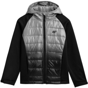 Kurtka dla chłopca 4f softshell antracyt hjz21 jsfm002b 22s