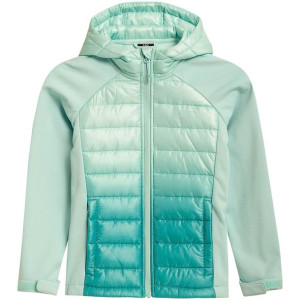 Kurtka dla dziewczynki 4f softshell miętowa hjz21 jsfd002a 47s
