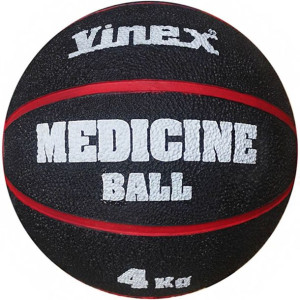 Piłka lekarska smj vmb-l004r czarno-czerwona 4kg