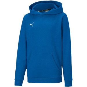 Bluza dla dzieci puma teamgoal 23 casuals hoody jr niebieska 656711 02