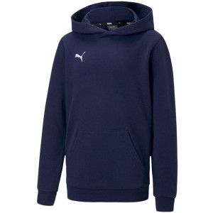 Bluza dla dzieci puma teamgoal 23 casuals hoody jr granatowa 656711 06