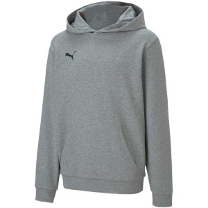 Bluza dla dzieci puma teamgoal 23 casuals hoody jr medi szara 656711 33