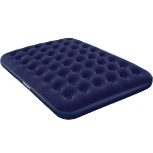 Materac welurowy dwuosobowy bestway queen 203x152x22 cm granatowy 67003 623