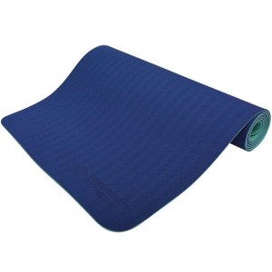 Mata do jogi schildkrot bicolor yoga matte granatowo-miętowa 960067