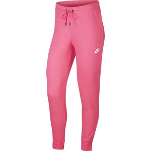 Spodnie damskie nike w essential pant reg fleece różowe bv4095 674