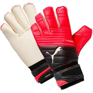 Rękawice bramkarskie puma evo power grip 2.3 gc czerwono-czarno-białe 04122