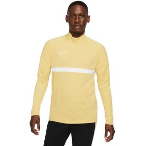 Bluza męska nike nk df academy21 drill top żółta cw6110 700