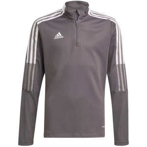Bluza dla dzieci adidas tiro 21 training top youth szara gm7321