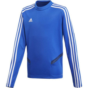 Bluza dla dzieci adidas tiro 19 training top junior niebieska dt5279